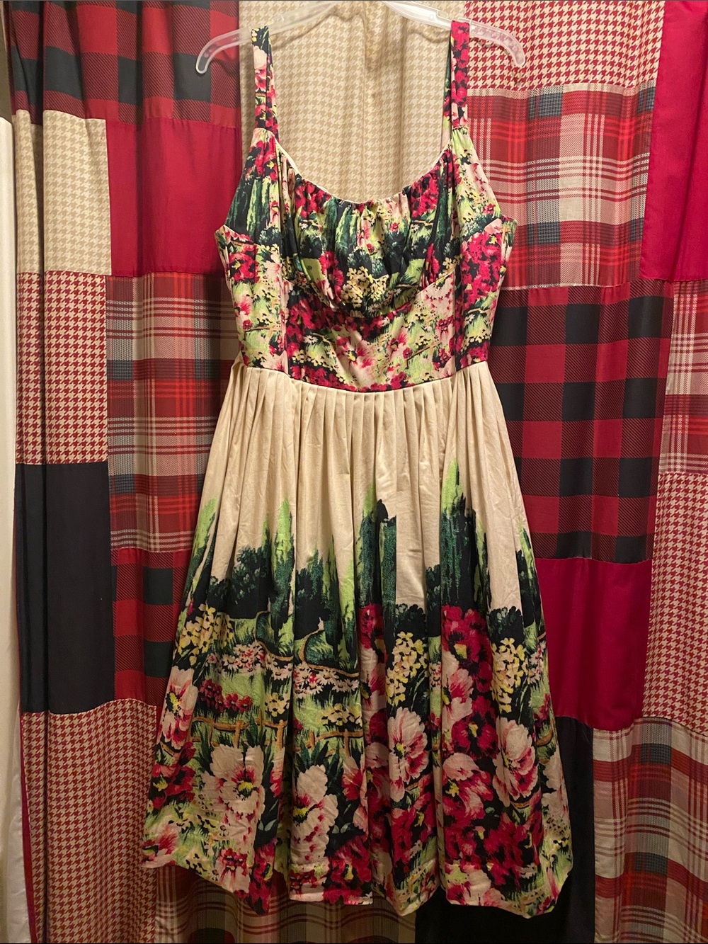 Retrospec’d floral garden dress Norma Jean